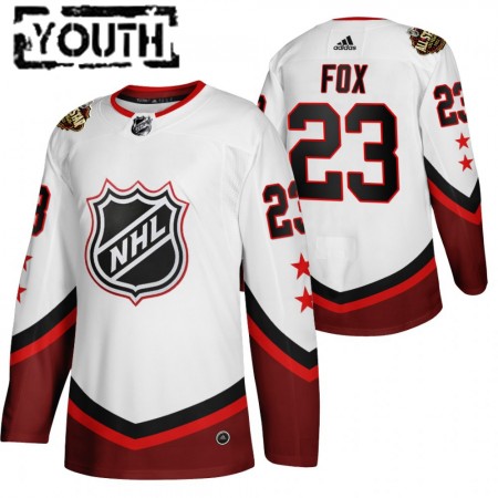 Camisola New York Rangers Adam Fox 23 2022 NHL All-Star Branco Authentic - Criança